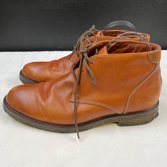 Johnston & Murphy Men\'s Brown Dress Shoes/Boots Sz 9M SKU 4459